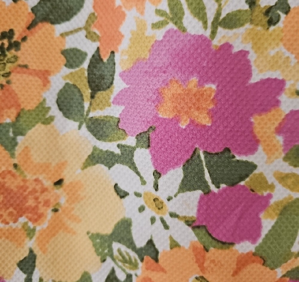 Jaclyn Smith Sz 10 Pastel Pink Warm Yellow Floral Skirt Mod Retro Cottagecore - Picture 4 of 9